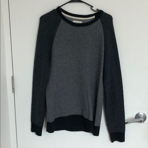 Grey and black sweater